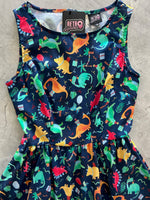 Party Dinos Vintage Dress - XS only, 1 left!