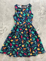 Party Dinos Vintage Dress - XS only, 1 left!