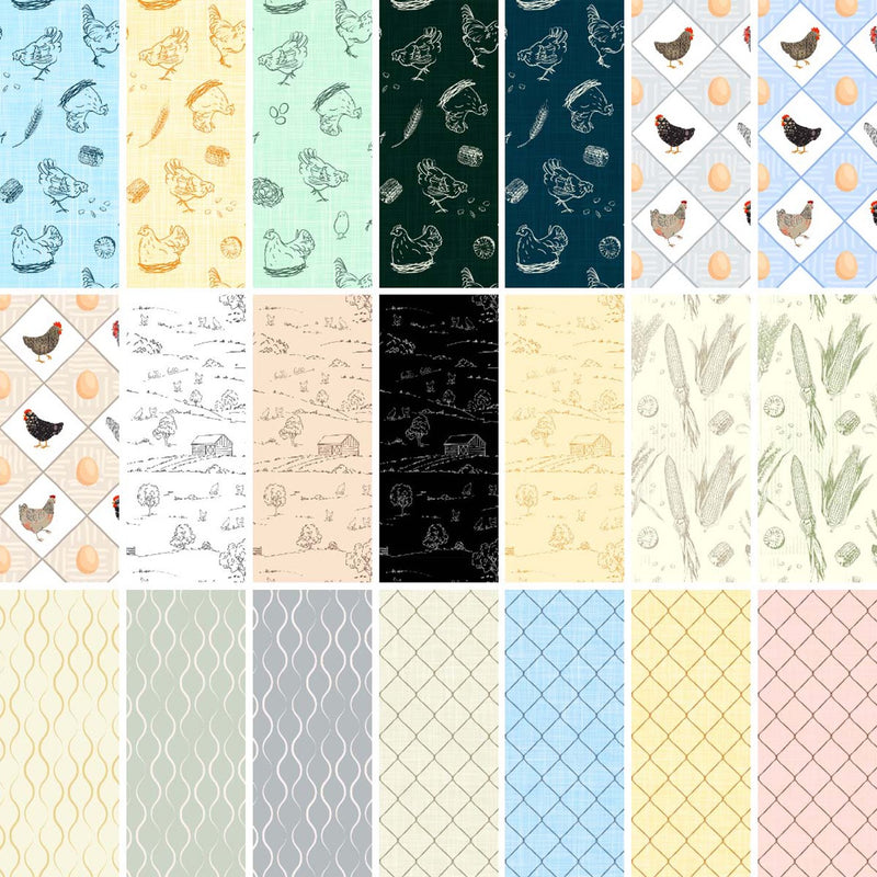 FQ Fat Quarters Hen Haven