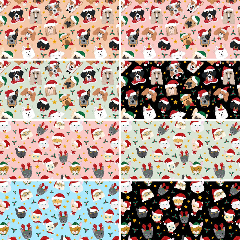 FQ Fat Quarters Yuletide Tails