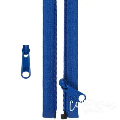 50in Separating Zipper and Extra Slide Blastoff Blue