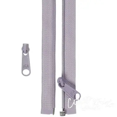 50in Separating Zipper and Extra Slide Pewter