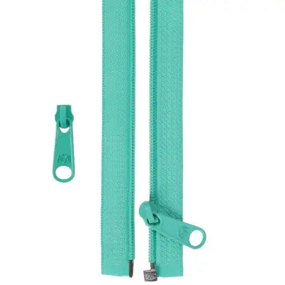 50in Separating Zipper and Extra Slide Turquoise