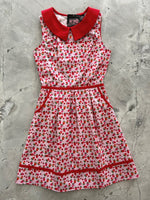 Berry Cherry Collared Dress - Medium only, 1 left!