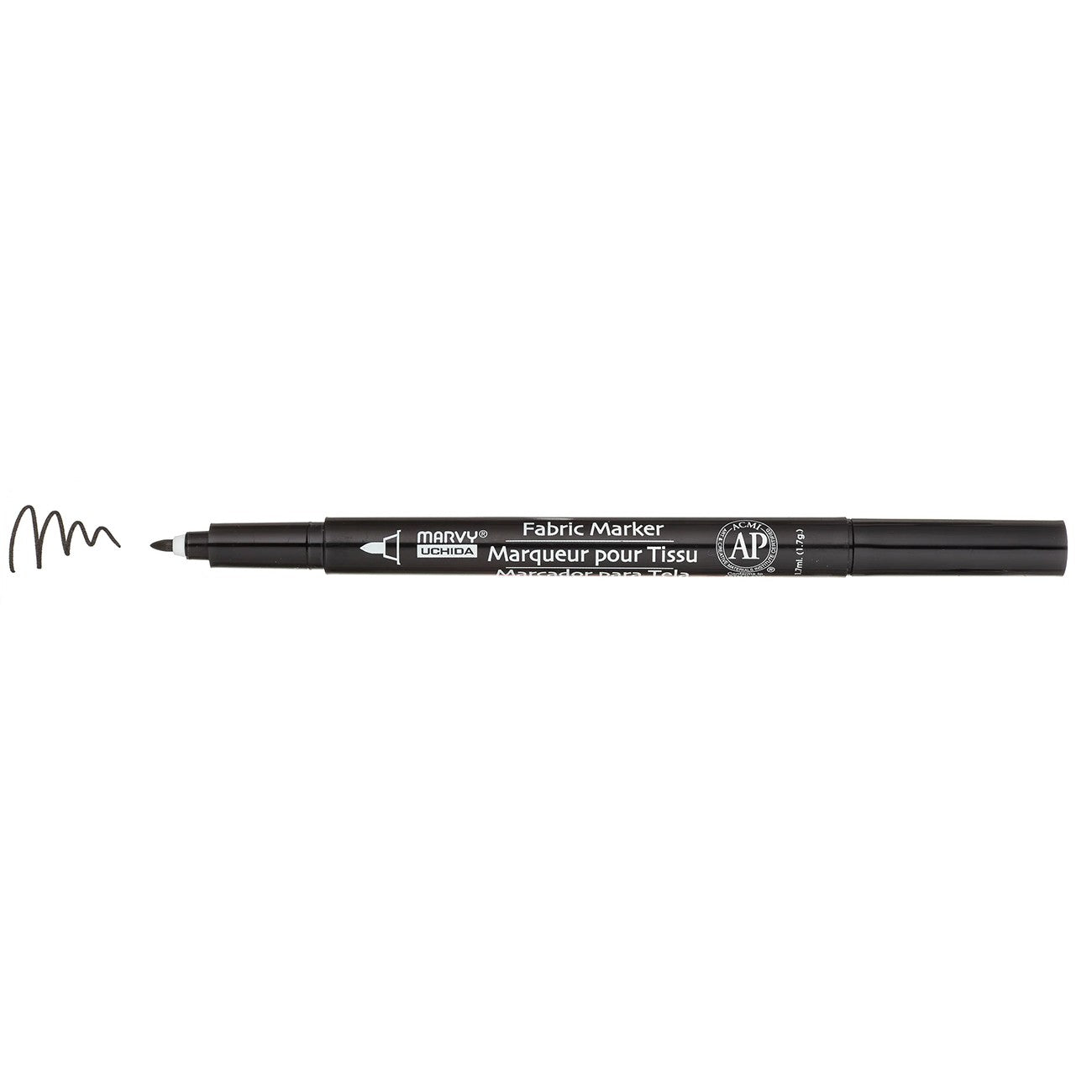 Fabric Marker Fine Point Black