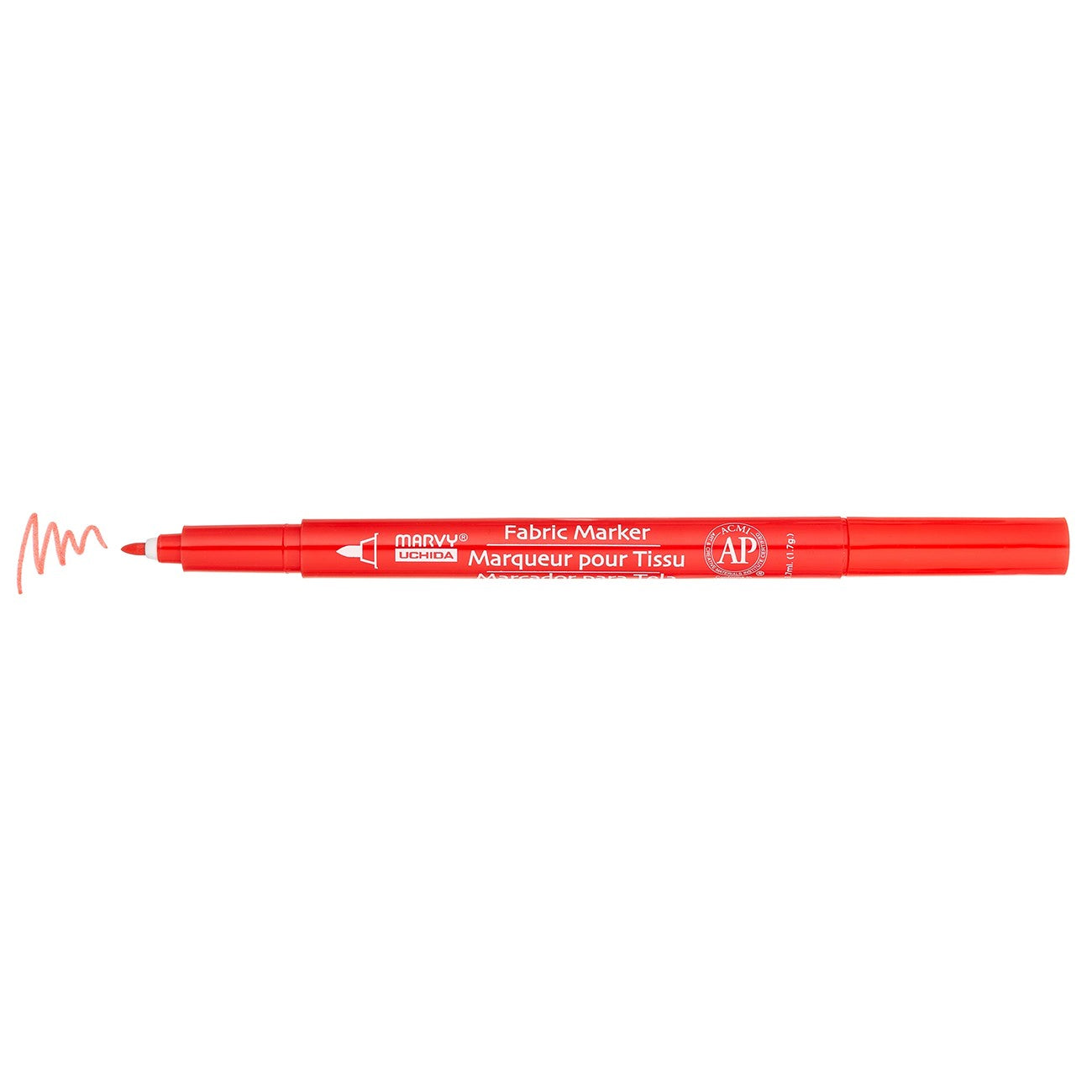 Fabric Marker Fine Point Red