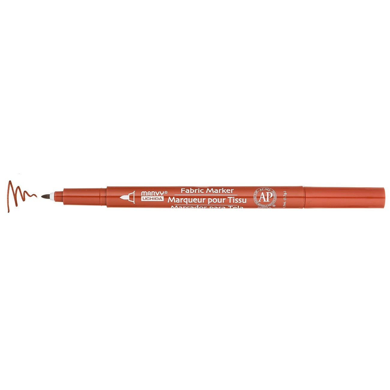 Fabric Marker Fine Point Brown