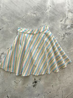 Rainbow Stripe Skater Skirt