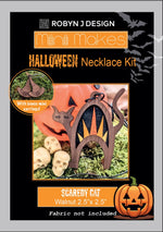 Scaredy Cat Necklace Kit- Walnut