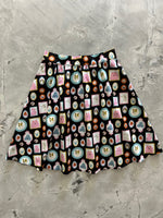 Framed A-line Skirt