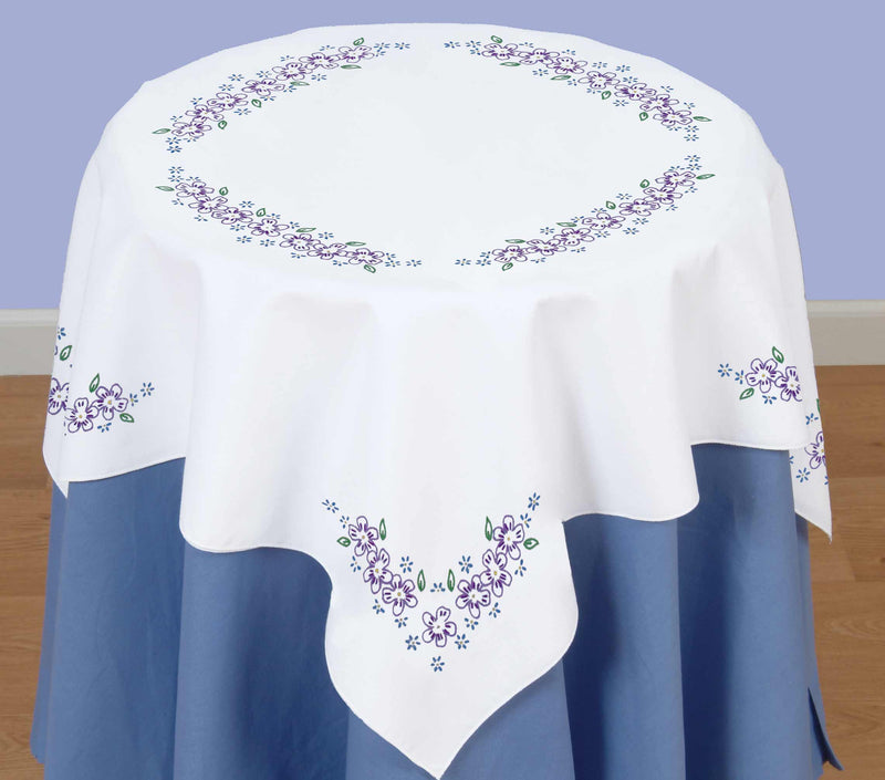 Lavender Flowers Table Topper