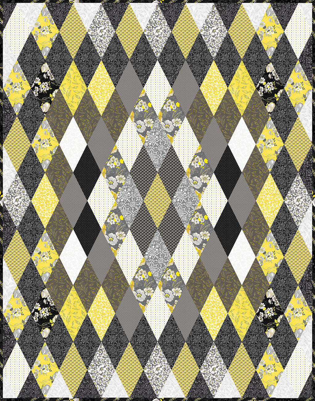 Multi Kimberlite by Heidi Pridemore - 55 x 70 Quilt Top