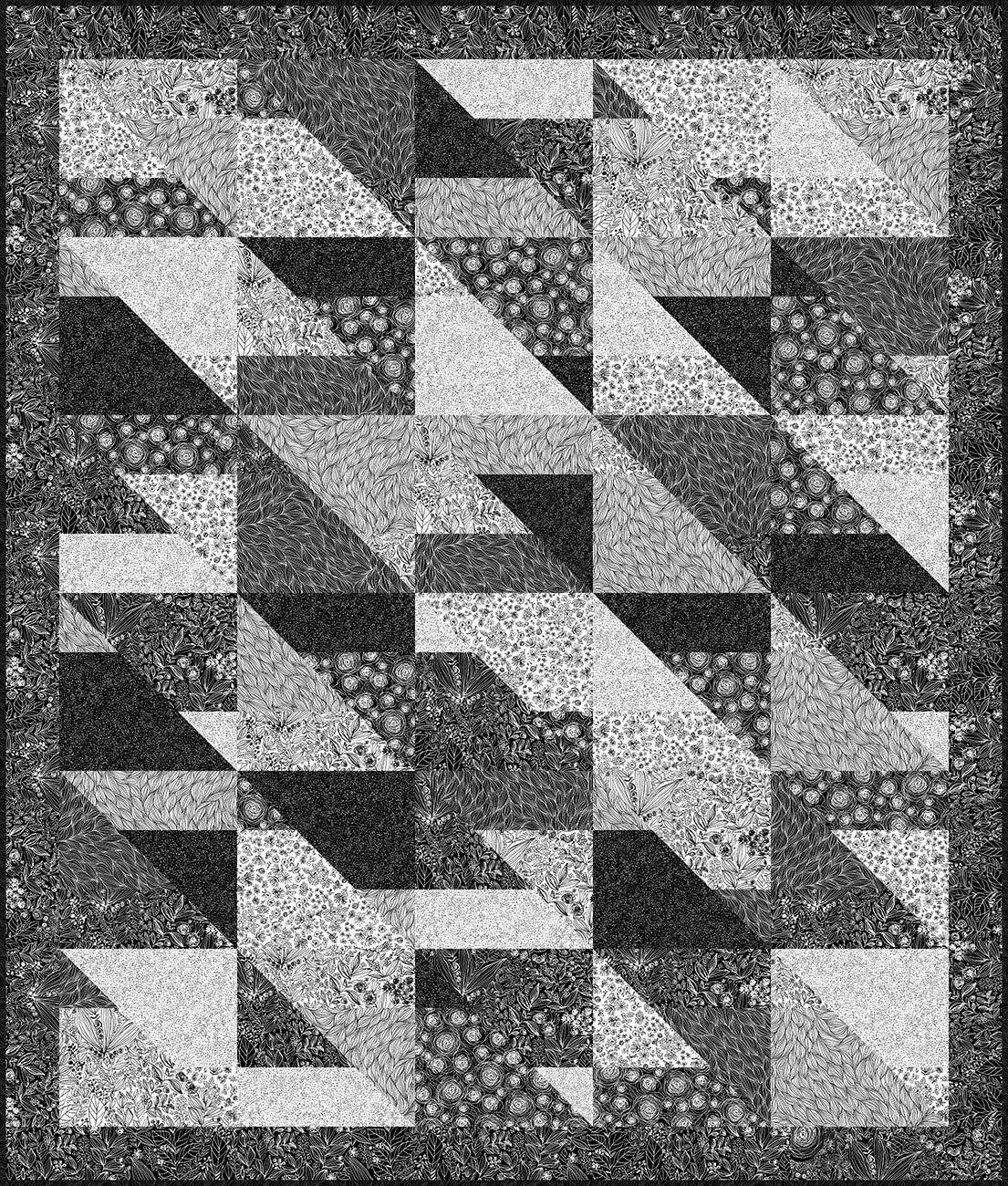 Multi Jam Session by Villa Rosa Design - 51 x 60 Quilt Top