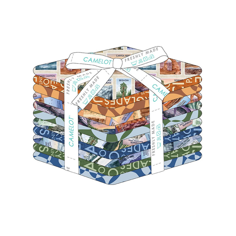 Fat Quarter National Parks, 11pcs/bundle