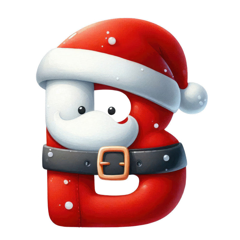 Santa Claus Alphabet Fabric Panel 19