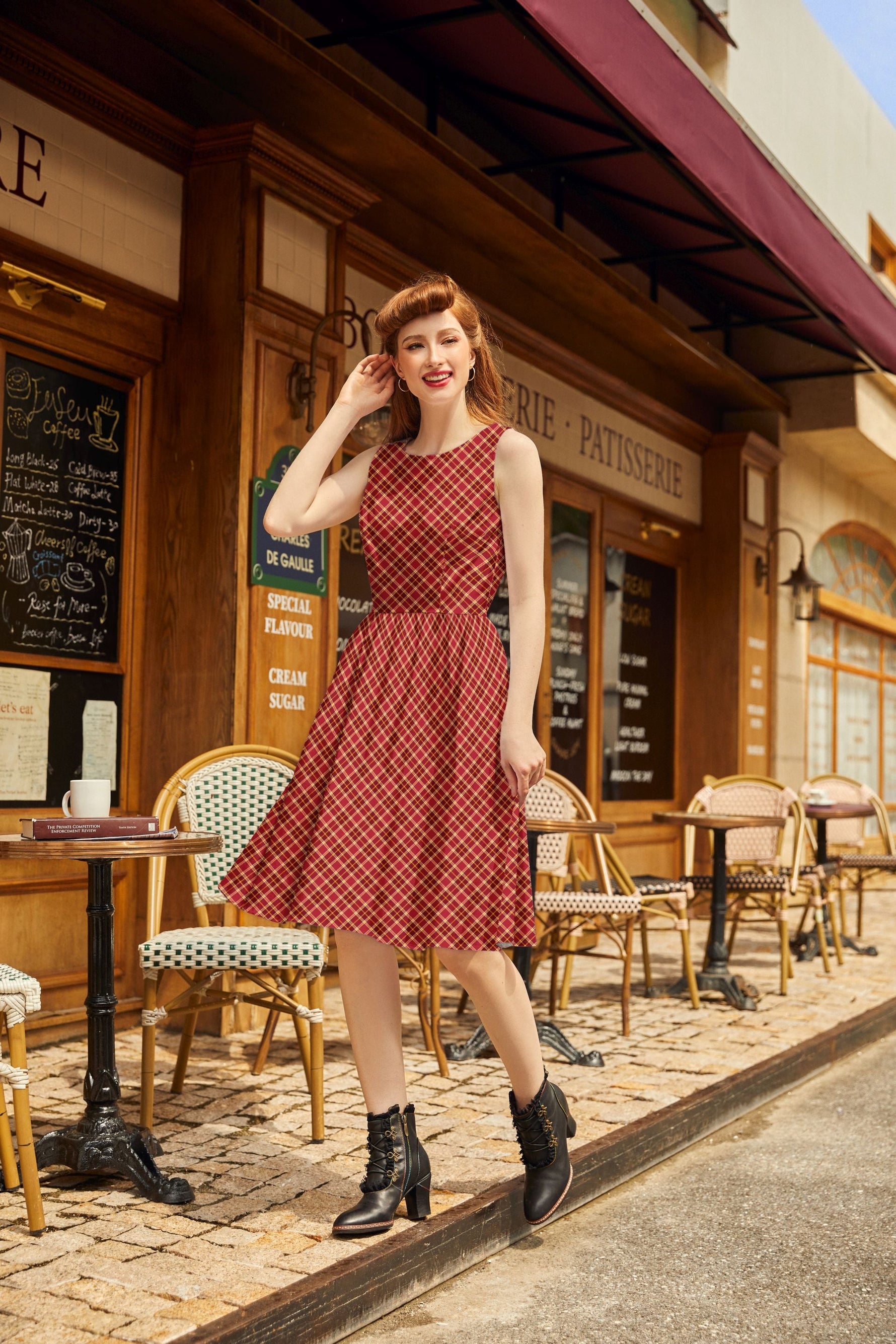 Plaid Vintage Dress