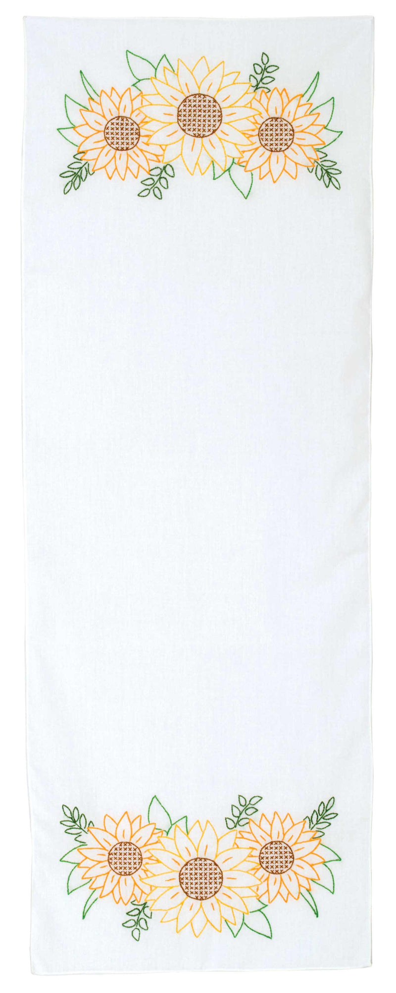 Golden Sunflowers Table Runner