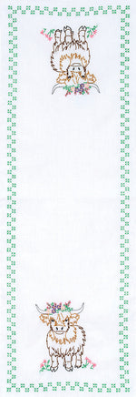 Highland Cow Table Runner