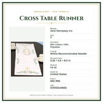 Product Specifications – Cross Table Runner