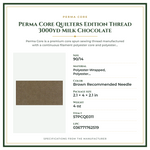 Product Specifications – Perma Core Quilters Edition Thread 3000yd Milk Chocolate