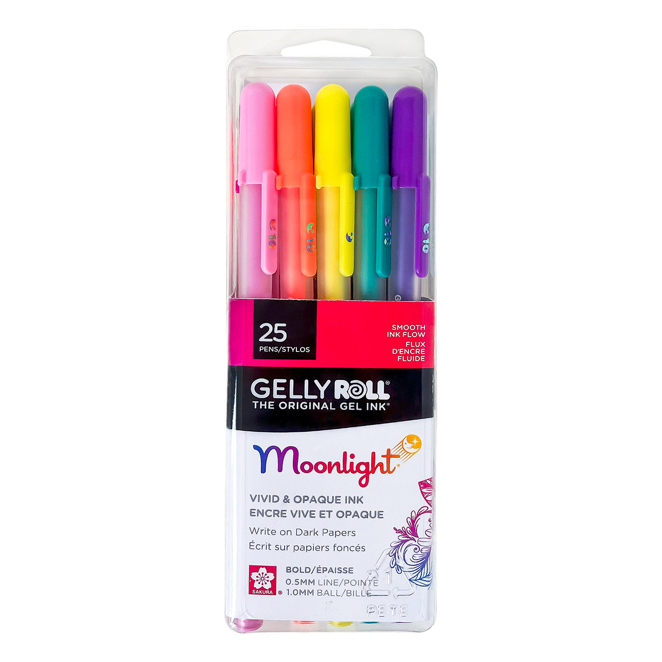Gelly Roll Retractable Moonlight 10 Bold 25pc Set