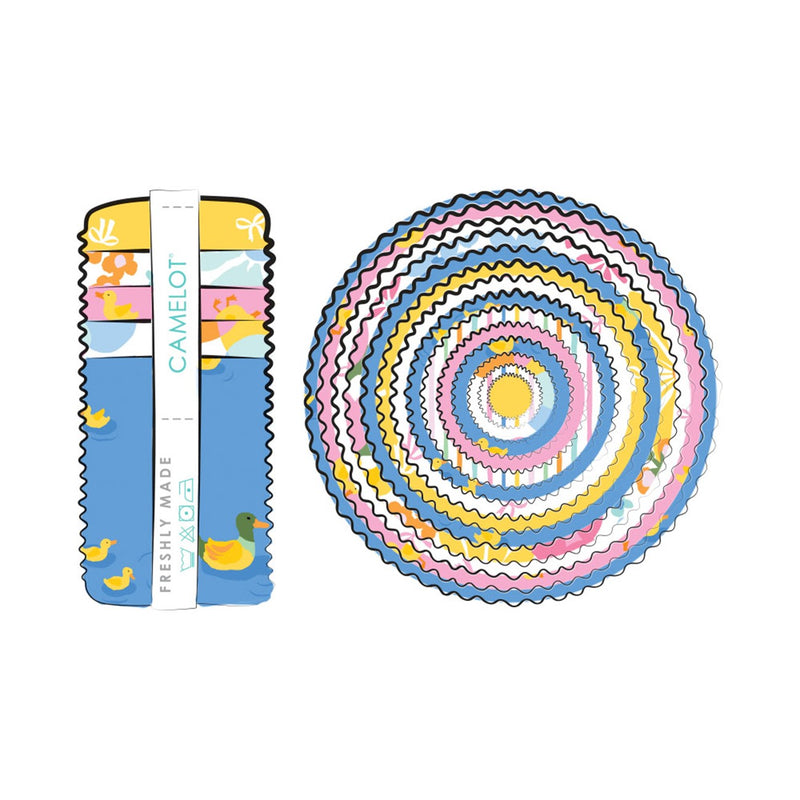 2.5in Strips Wildflower Meadow, 40pcs/bundle