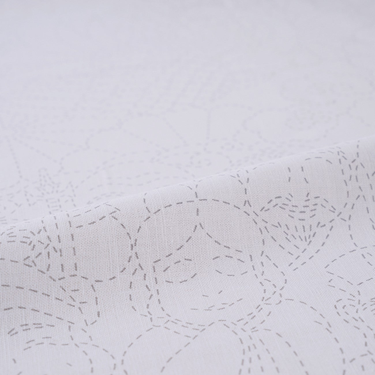 Celebratory Sahiko Fabric Seven Gods of Fortune Pattern - White