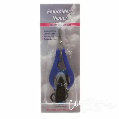 5in Spring-Loaded Embroidery Nipper With Lanyard