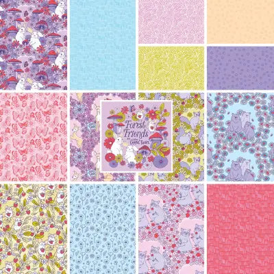 5in Squares,42pcs/bundle Organic