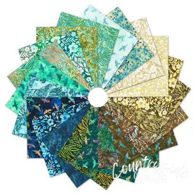 5in Squares Backyard Birds, 42pcs/bundle