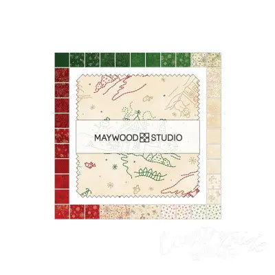 5in Squares Chirstmastime, 42pcs/bundle