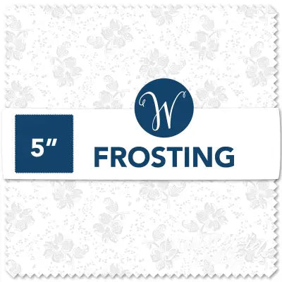 5in Squares, Frosting, 42pcs/bundle