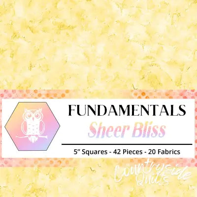 5in Squares Fundamentals: Sheer Bliss 42pcs