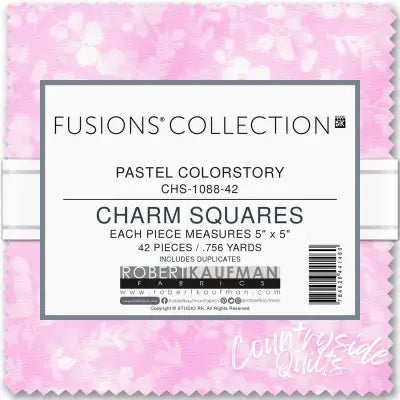 5in Squares Fusions Collection, 42pcs/bundle