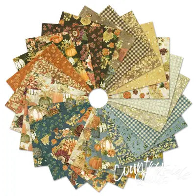 5in Squares Hello Fall, 42pcs/bundle