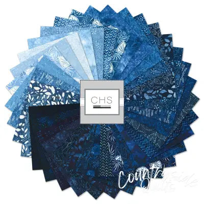 5in Squares Kasuri 42pcs