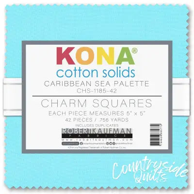 5in Squares Kona Cotton 42pcs/bundle