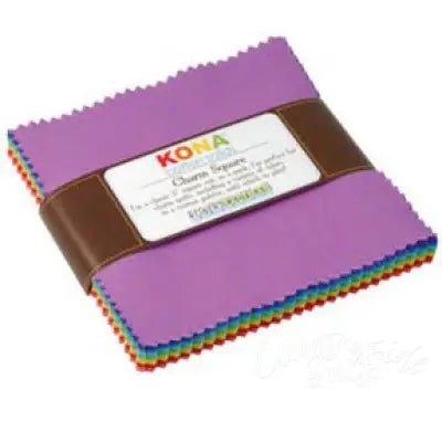 5in Squares Kona Cotton Bright Palette 41pcs