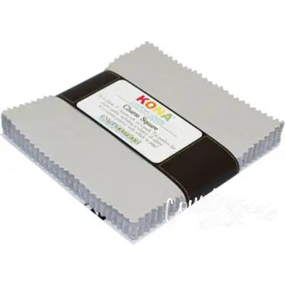 5in Squares Kona Solids Ash Colorway 42pcs