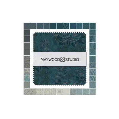 5in Squares Midnight Bloom, 42pcs/bundle