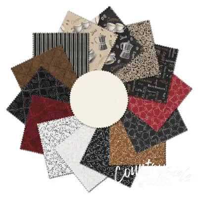 5in Squares Morning Tea, 42pcs/bundle