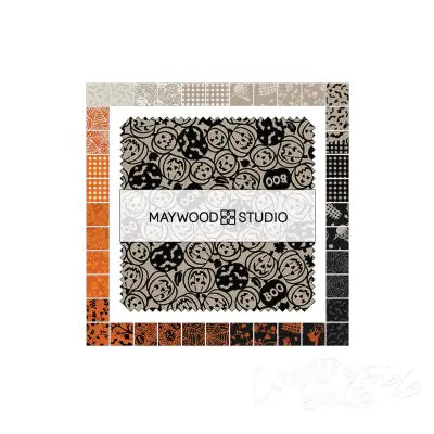 5in Squares Pumpkin Grove, 42pcs/bundle