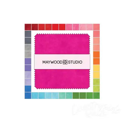 5in Squares Shadow Play Flannel Brights, 42pcs/bundle