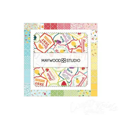 5in Squares Sippin' on Sunshine, 42pcs/bundle