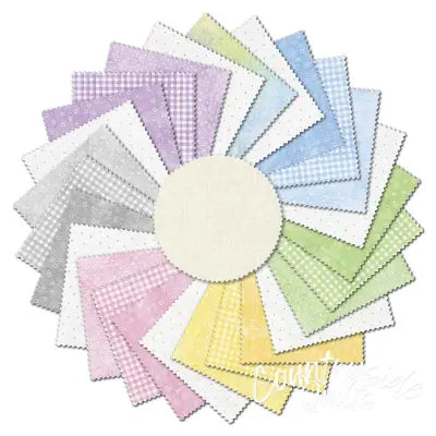 5in Squares Sorbet Flannel, 42pcs/bundle