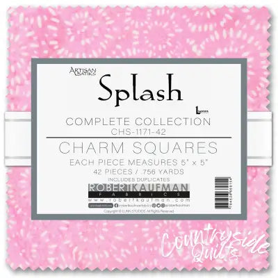 5in Squares Splash 42pcs/bundle
