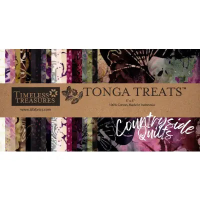 5in Squares Tonga Batik Chateau, 42pcs/bundle