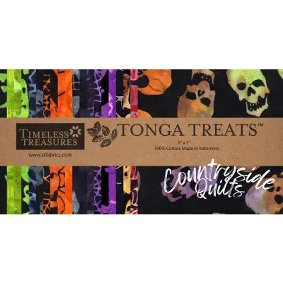 5in Squares Tonga Batik Haunted 42pcs/bundle