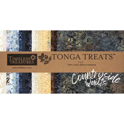 5in Squares Tonga Batik Luna, 20pcs/bundle