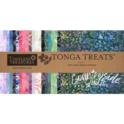 5in Squares Tonga Batik Mayfair, 20pcs/bundle